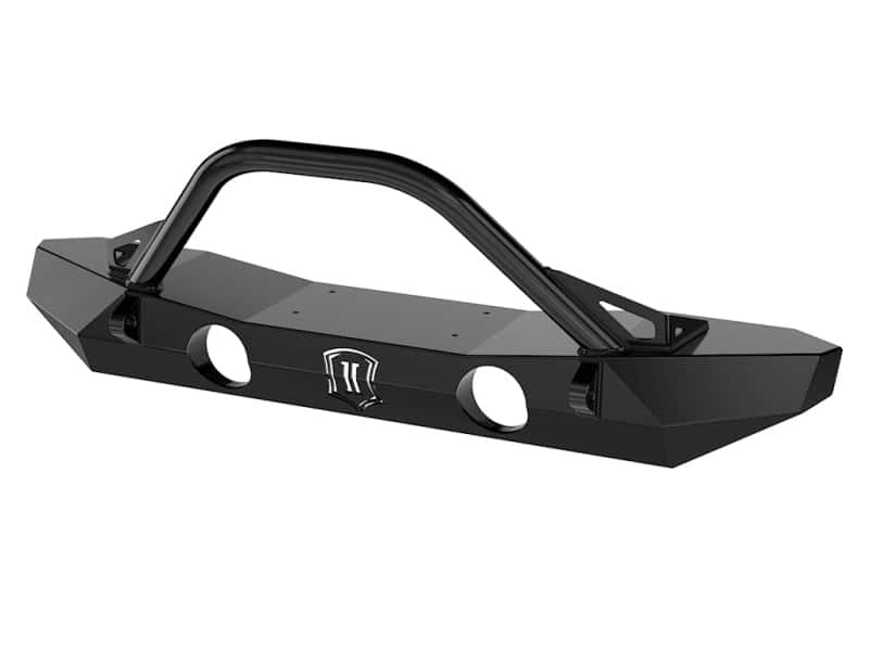 ICON — ICON 07-18 Jeep Wrangler JK Pro Series Mid Width Front Bumper w/Bar/Tabs
FRONT BUMPER - view 2