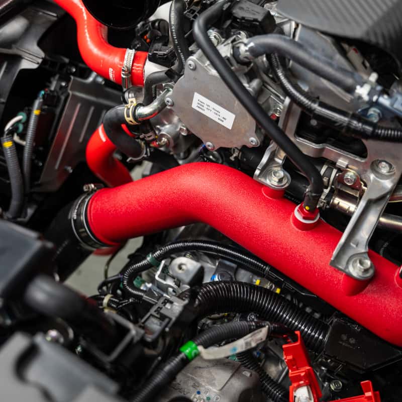 Mishimoto — Mishimoto 2023+ Honda Civic Type-R Intercooler Kit w/Pipes - Silver Intercooler/Red Pipes
Intercooler Kit - view 11