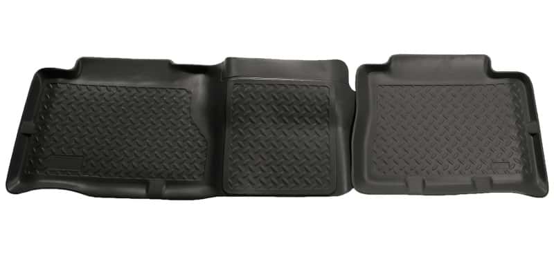 Husky Liners — Husky Liners 02-06 Cadillac Escalade/GMC Yukon/Denali Classic Style 2nd Row Black Floor Liners - view 1