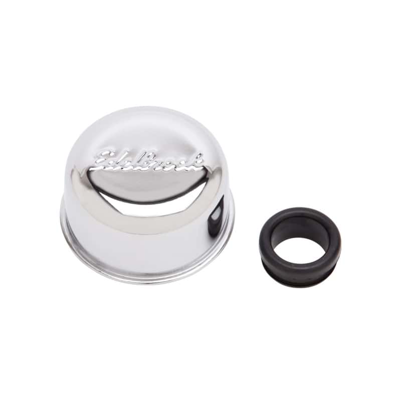 Edelbrock — Edelbrock Chrm Breather and Grommet
CHROME/PRO-FLO - view 2