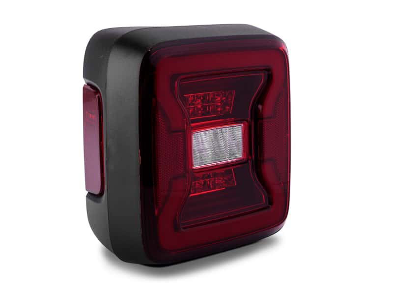 Raxiom — Raxiom 18-22 Jeep Wrangler JL LED Tail Lights- Black Housing - Red Lens
Lights - view 4