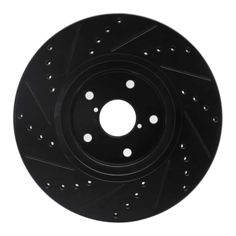 R1 Concepts — R1 06-21 Subaru Legacy Front Right Drilled & Slotted Black Brake Rotor
R1 Brake Rotor Drill - view 5