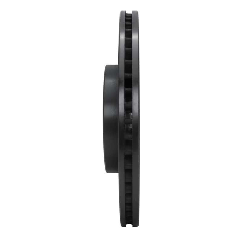 R1 Concepts — R1 04-08 Mazda RX-8 Front Right Drilled & Slotted Black Brake Rotor
R1 Brake Rotor Drill - view 3