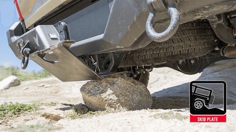 Body Armor 4x4 — Body Armor 4x4 Backbone Hitch Skid - view 5