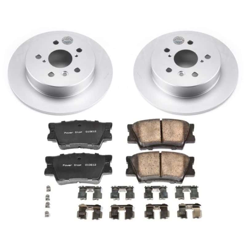 PowerStop — Power Stop 18-19 Toyota Camry Rear Z17 Evolution Geomet Coated Brake Kit - view 1