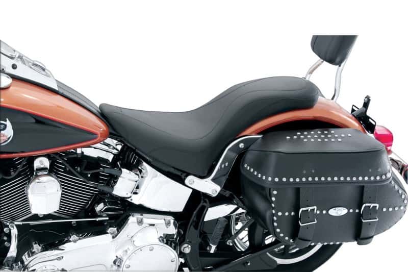 Mustang Motorcycle — Mustang 84-99 Harley Standard Rear Tire DayTripper 1PC Seat - Black - view 2
