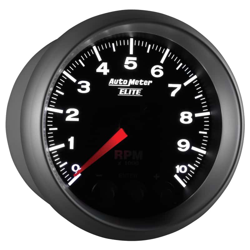 AutoMeter — Autometer Street Progressive Shift Light 85.7mm Tachometer 0-10,000 RPM
3.4" TACH 10KRPM ELI - view 12