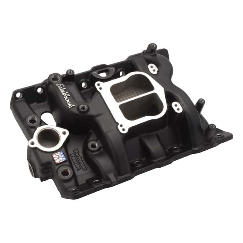 Edelbrock — Edelbrock Performer Pontiac Black
MANIFOLD - view 3