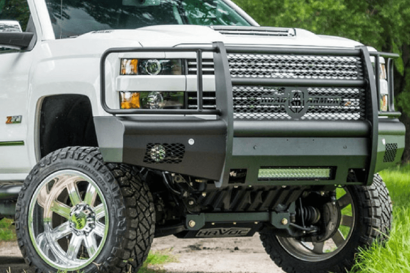 Road Armor — Road Armor 15-19 Chevy 2500 Vaquero Front Bumper Full Guard - Tex Blk - view 3