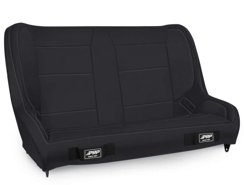 PRP Seats — PRP  Jeep CJ-7/Wrangler YJ Elite Series Rear Bench- Black Vinyl
Bench - view 1