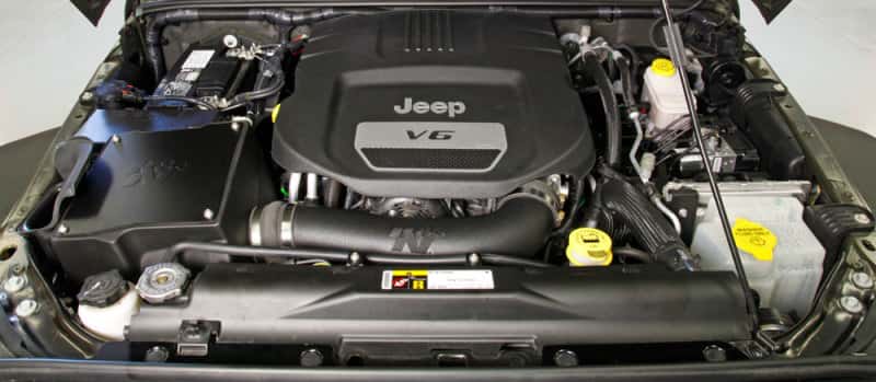 K&N Engineering — K&N 12-18 Jeep Wrangler 3.6L V6 Performance Intake Kit w/ Snorkel
Elevated Intake Kit - view 5