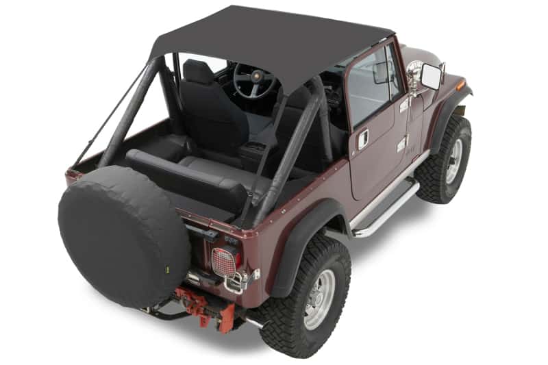 Bestop — Bestop 55-75 Jeep Cj5 / 51-62 M38A1 Traditional Bikini (Black Crush)
Traditional Bikini - view 1