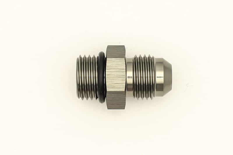DeatschWerks — DeatschWerks 6AN ORB Male To 6AN Male Flare Adapter (Incl. O-Ring) - view 3
