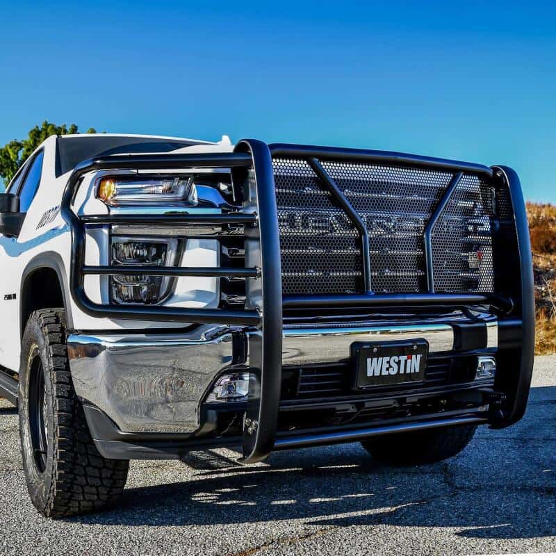 Westin — Westin 2020 Chevrolet Silverado 2500/3500 HDX Grille Guard - Black
Grille Guard - view 10