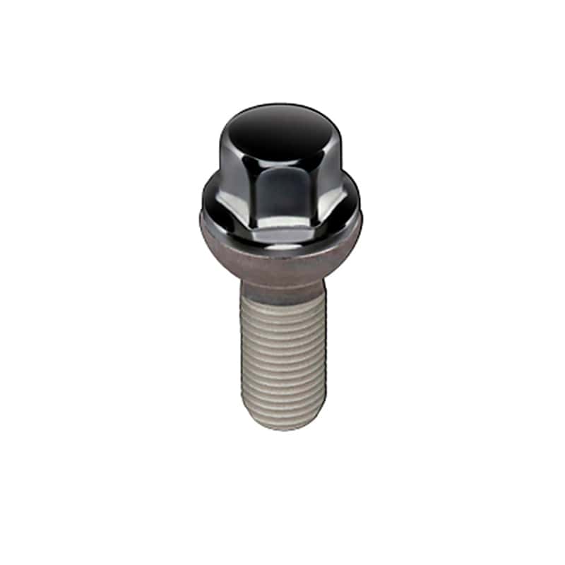 McGard — McGard Hex Lug Bolt (Radius Seat) M14X1.5 / 17mm Hex / 26.3mm Shank Length (Box of 50) - Black - view 2