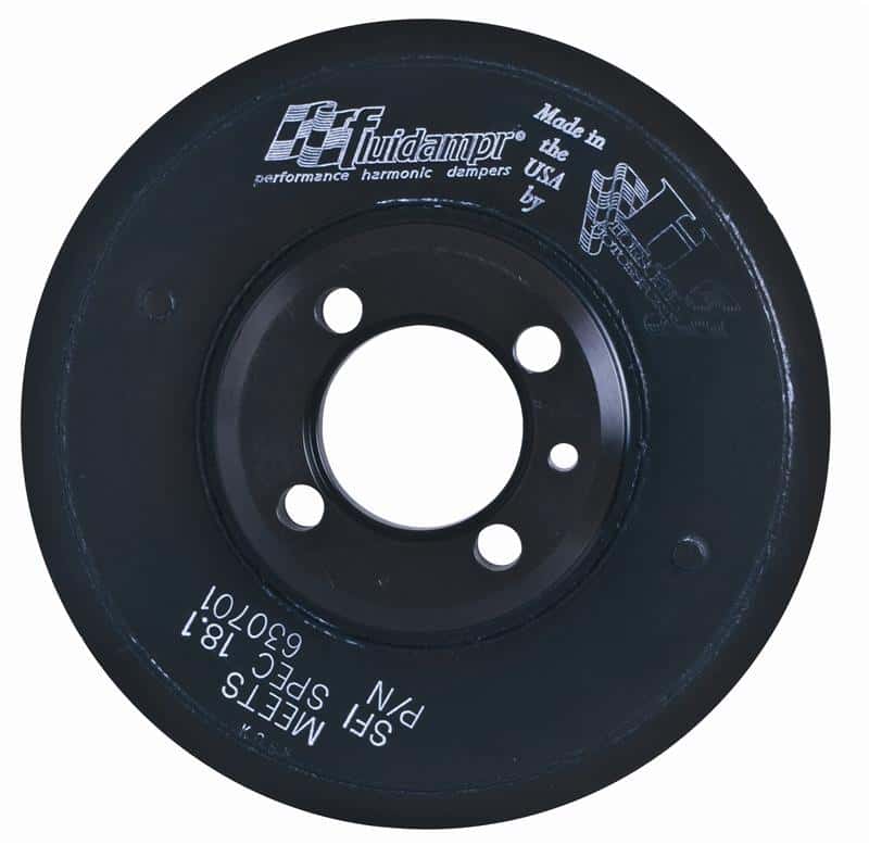 Fluidampr — Fluidampr Mitsubishi 4G63/T DSM I-4 Steel Internally Balanced Damper
Harmonic Balancer - view 3