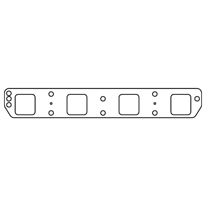 Cometic Gasket — Cometic Chrysler Gen-2 Hemi .030in MLS Exhaust Manifold Gasket Set-1.844in x 1.890in Rectangle Port
Exhaust Gasket Set - view 1