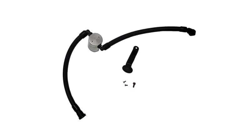 J&L — J&L 20-23 Buick Encore GX / Chevrolet Trailblazer Driver Side Oil Separator 3.0 - Clear Anodized
Oil Separator - view 1