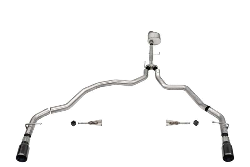 CORSA Performance — Corsa 2021-2025 Ford F-150 Regular Cab/6.5in Bed 5.0L V8 Xtreme Cat-Back Dual Rear Exit-Black PVD
Exhaust - view 1