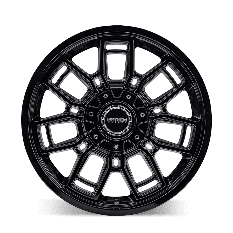 Mayhem — Mayhem 8118 Ordinance 20x9 / 5x127/139.7 BP / 87.1mm Hub Gloss Black Wheel
MAYHEM 8118 - view 3