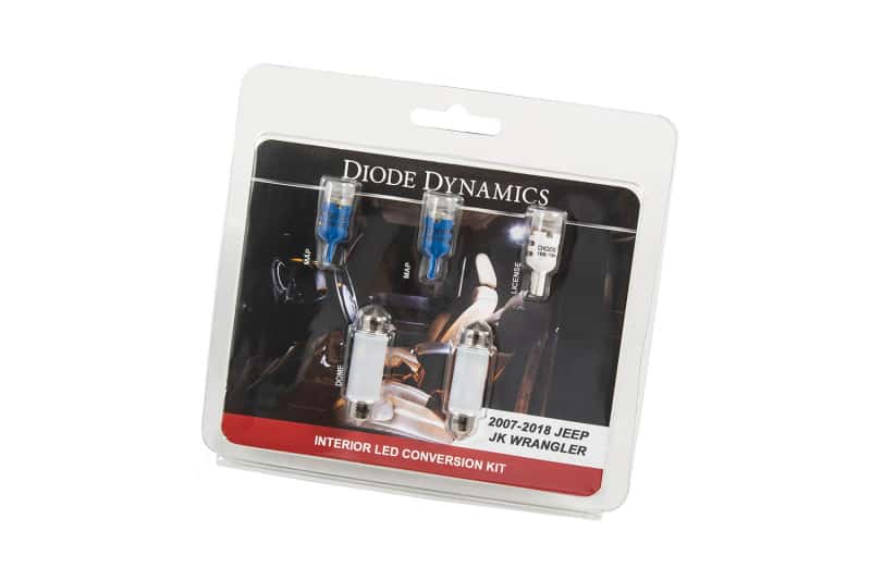 Diode Dynamics — Diode Dynamics Wrangler JK 4dr Interior Kit Stage 2 - Blue - view 1