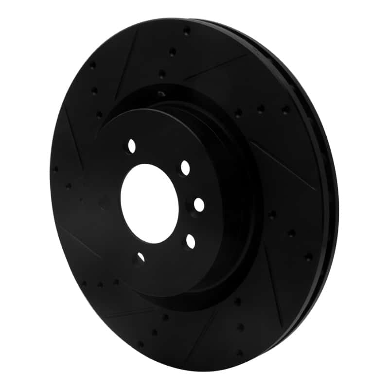 R1 Concepts — R1 06-17 Land Rover Discovery (Latin America) Front Left Drilled & Slotted Black Brake Rotor
R1 Brake Rotor Drill - view 2