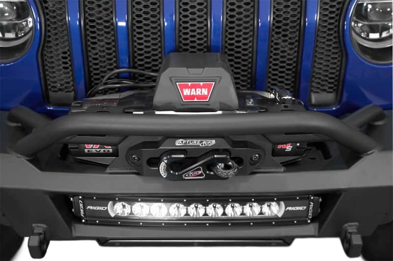 Addictive Desert Designs — Addictive Desert Designs18-24 Jeep Wrangler JL / 18-24 Jeep Gladiator JT Phantom Winch Rear Bumper
Bumper- Front - view 7