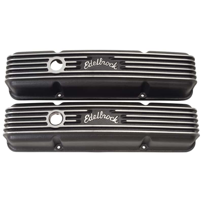 Edelbrock — Edelbrock Valve Cover Classic Series Chevrolet 1959-1986 262-400 CI V8 Black
ELITE - view 3