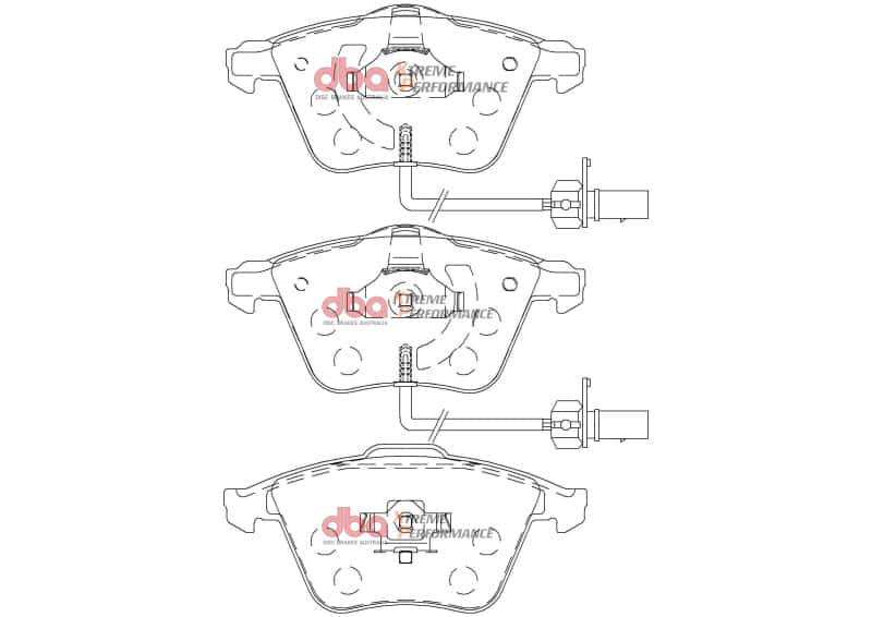 DBA — DBA 09-15 Audi TTS Quattro Front XP Performance Brake Pads
Brake Pad - view 1