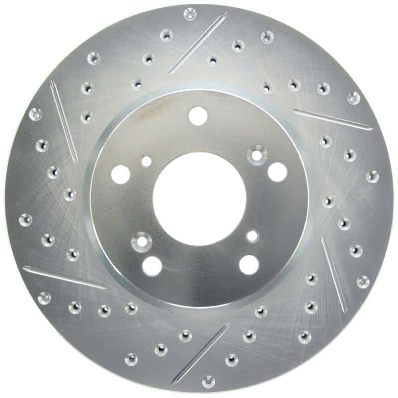 Stoptech — StopTech Select Sport 06-08 Honda Civic GX / 98-02 Accord V7 Slotted and Drilled Right Front Rotor
Drill/Slotted Rotor
Disc Brake Rotor - view 1