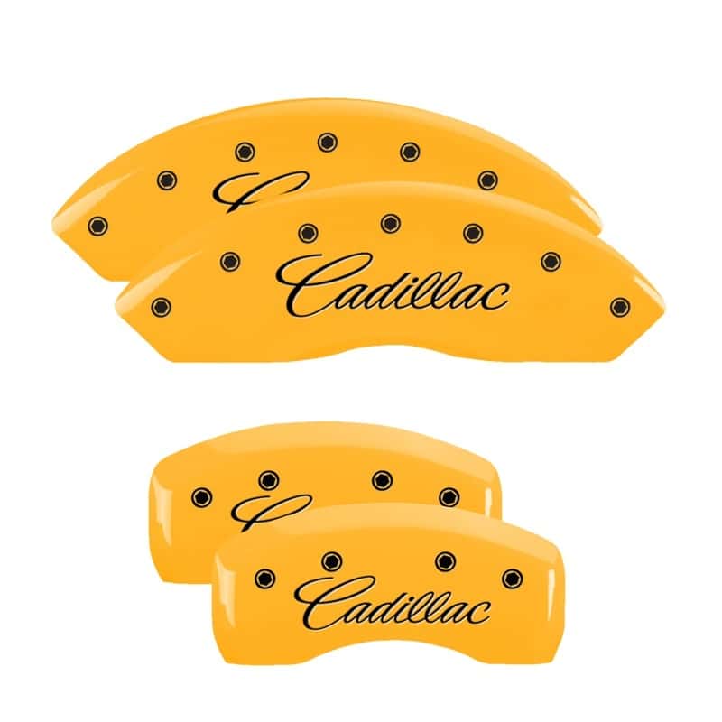 MGP — MGP 4 Caliper Covers Engraved F & R Cursive/Cadillac Yellow Finish Black Char 2006 Cadillac SRX
Caliper Covers - view 1