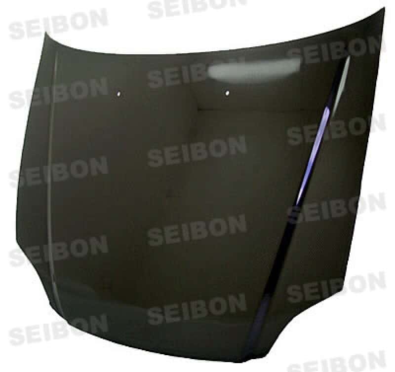Seibon — Seibon 99-00 Honda Civic OEM Carbon Fiber Hood - view 2