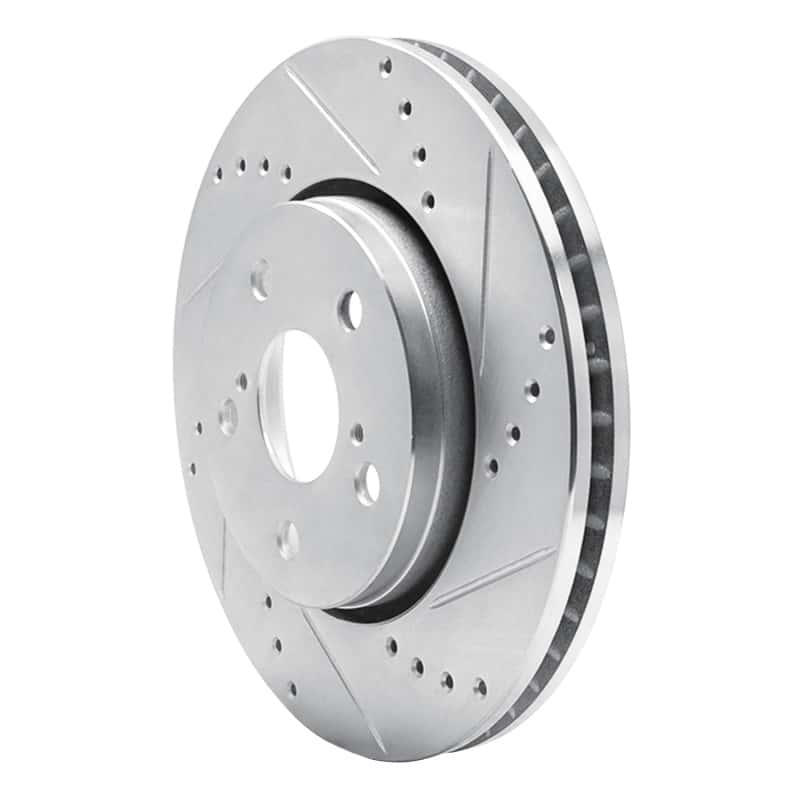 R1 Concepts — R1 18-22 Toyota C-HR Front Right Drilled & Slotted Silver Brake Rotor
R1 Brake Rotor Drill - view 2