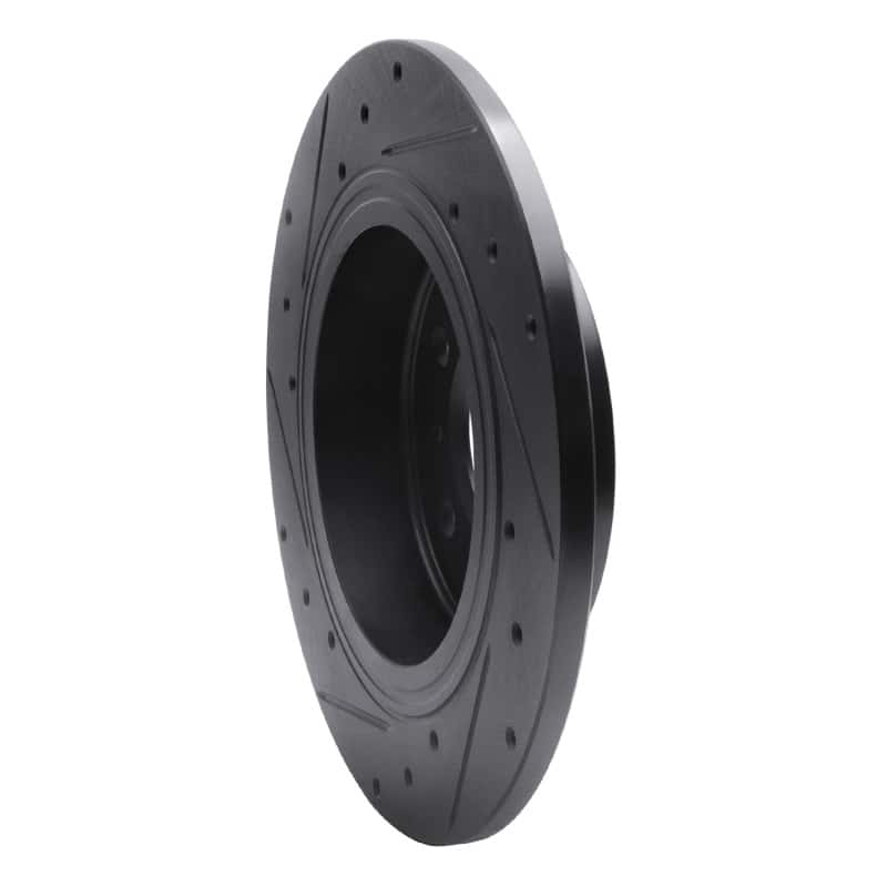 R1 Concepts — R1 06-11 Buick Lucerne Rear Right Drilled & Slotted Black Brake Rotor
R1 Brake Rotor Drill - view 4