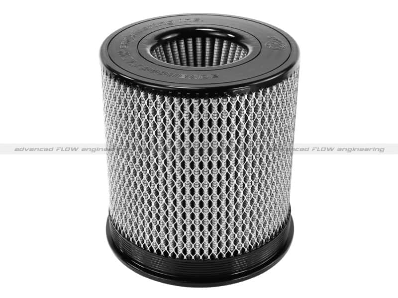 aFe — aFe MagnumFLOW Air Filter Pro DRY S 6in Flange x 8 1/8in Base/Top (INV) x 9in H
Replacement Filter - view 3