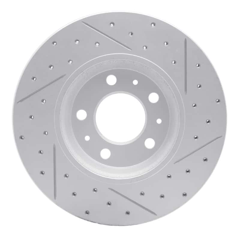 R1 Concepts — R1 06-10 Pontiac Solstice Front Left Drilled & Slotted Geo-Carbon Rotor - view 5