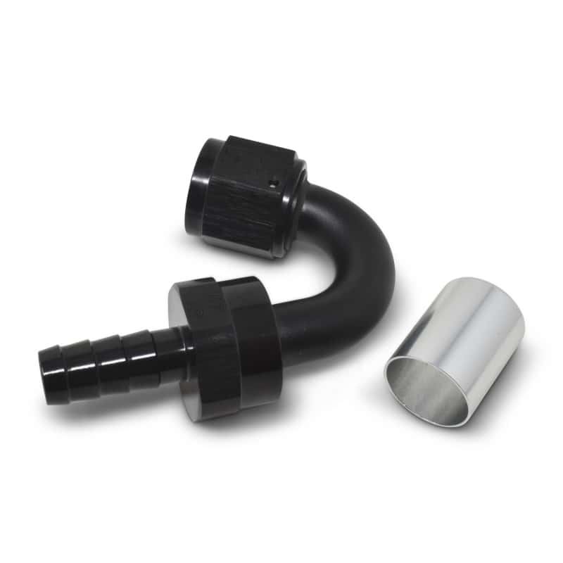 Russell — Russell Performance -8 AN Proclassic Crimp 150 Degree End (O.D. 0.700)
Hose Fitting - view 5