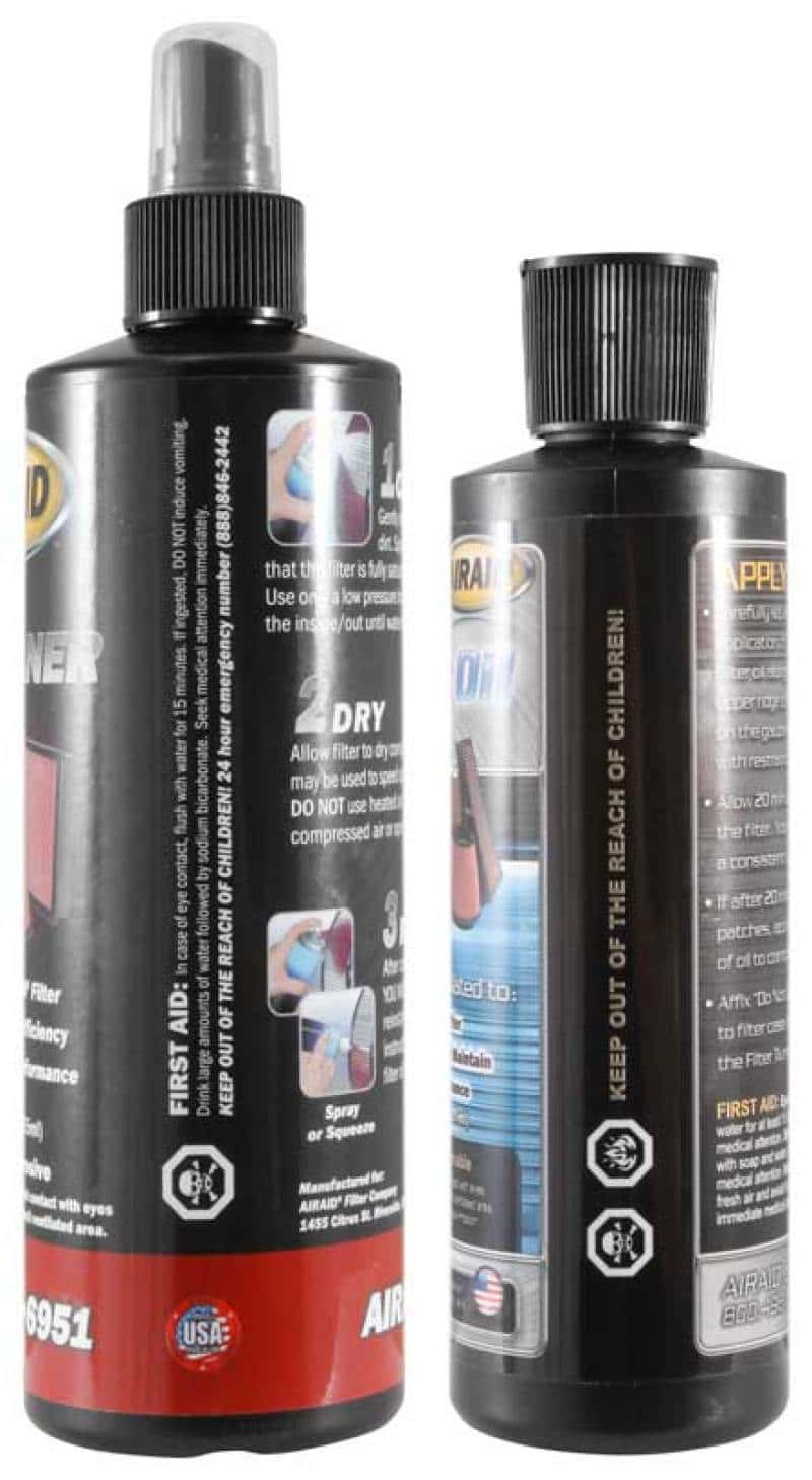 Airaid — Airaid Renew Kit - 12oz Cleaner / 8oz Squeeze Oil
Air Filter Cleaning
Cleaner - view 9