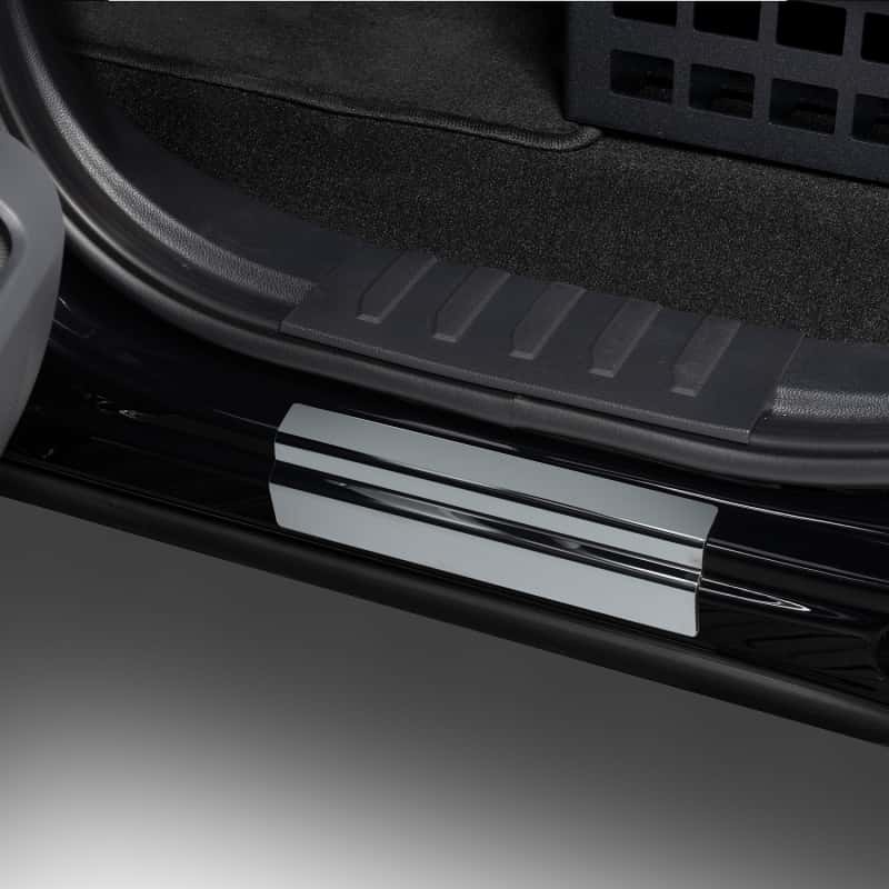 Putco — Putco 99-16 Ford SuperDuty Crew Cab (4pcs) Black Platinum Door Sills
DoorSillProtSet - view 6