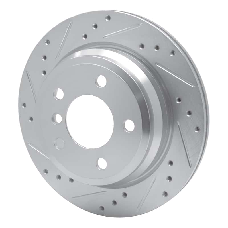R1 Concepts — R1 06-20 BMW 430I Gran Coupe Rear Left Drilled & Slotted Silver Brake Rotor
R1 Brake Rotor Drill - view 2