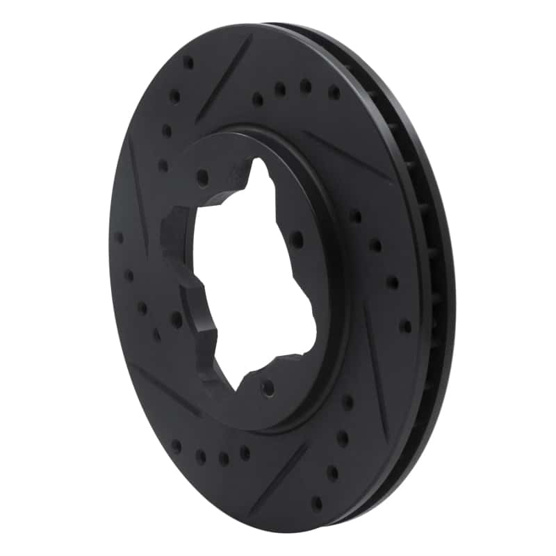R1 Concepts — R1 90-97 Acura CL Front Left Drilled & Slotted Black Brake Rotor
R1 Brake Rotor Drill - view 2