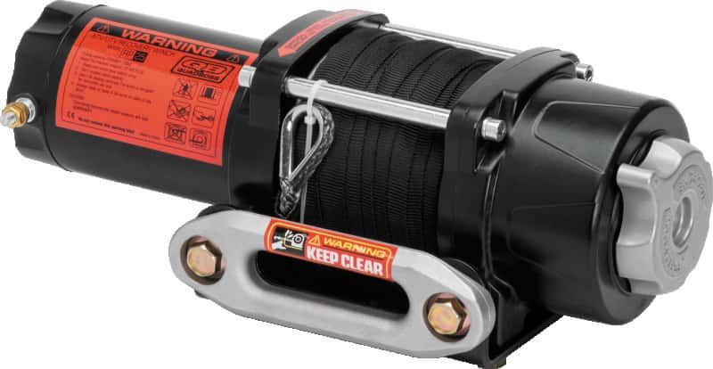 QuadBoss — QuadBoss Winch Kit - 39ft x 3/16in Synthetic Rope - 3hp - Hawse Fairlead - Wired Remote - 2500lb - view 2