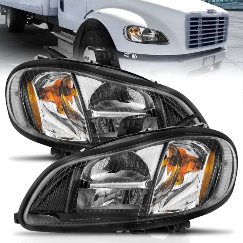 ANZO — ANZO 2002-2014 Freightliner M2 LED Crystal Headlights Black Housing w/ Clear Lens (Pair)
Head Light Set
HdLtSet - view 1