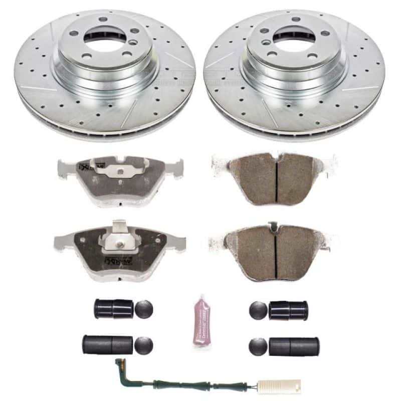 PowerStop — Power Stop 02-05 BMW 745i Front Z26 Street Warrior Brake Kit - view 1