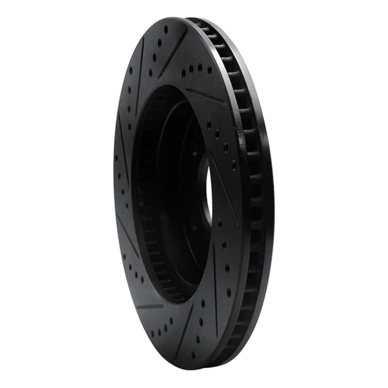 R1 Concepts — R1 02-07 Chevrolet Equinox Front Right Drilled & Slotted Black Brake Rotor
R1 Brake Rotor Drill - view 4