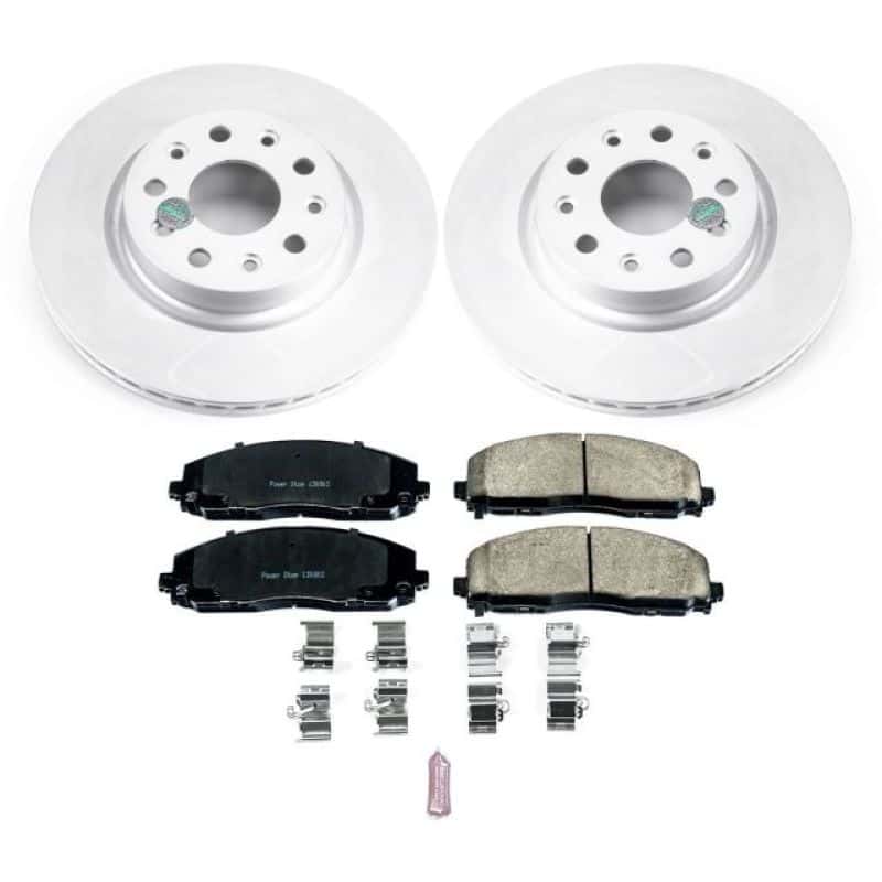 PowerStop — Power Stop 18-19 Jeep Wrangler Front Z17 Evolution Geomet Coated Brake Kit - view 1