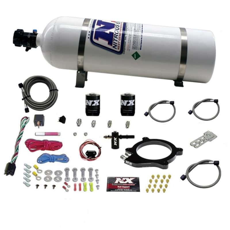 Nitrous Express — Nitrous Express Chevrolet Corvette/Camaro LT4 Supercharged 6.2L Nitrous Plate System w/15lb Bottle
Injection System Kit
N2OSys - view 1