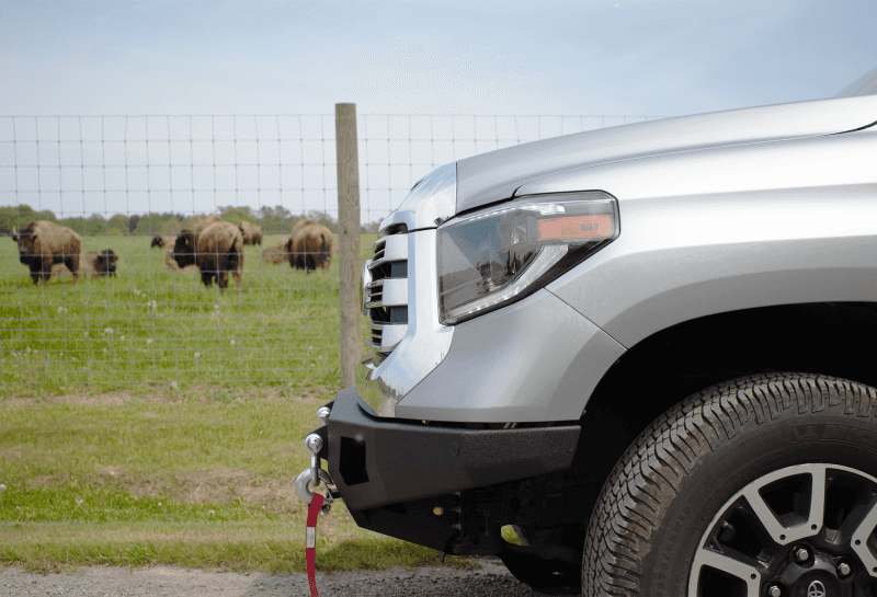 Fishbone Offroad — Fishbone Offroad 14-21 Toyota Tundra Front Bumper - Black Texture - view 8