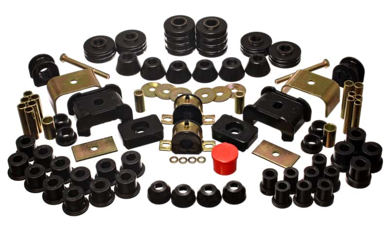 Energy Suspension — Energy Suspension 73-80 Chev/GMC 4WD w/Aftermarket Front Springs Black Hyper-Flex Master Bushing Set
Master Bushing Kit - view 4