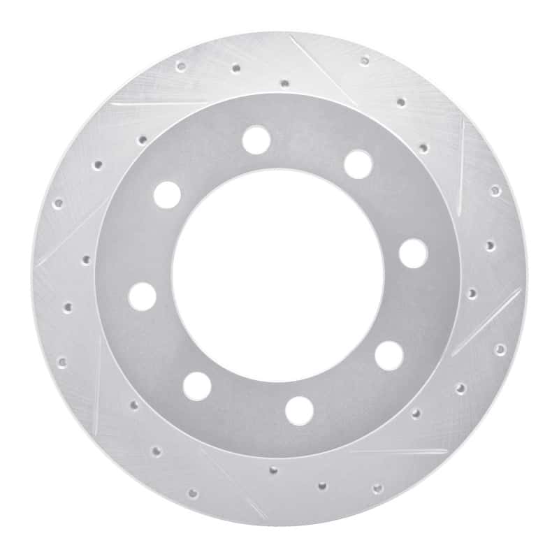 R1 Concepts — R1 99-07 Ford E-350 Club Wagon Rear Right Drilled & Slotted Silver Brake Rotor
R1 Brake Rotor Drill - view 1